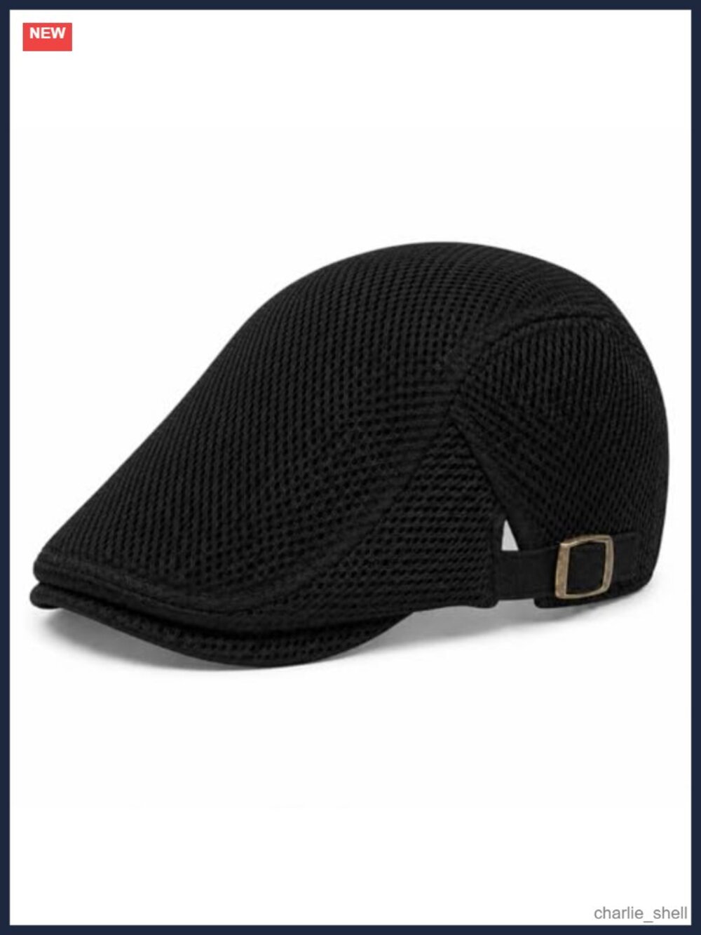Unisex Breathable Mesh Newsboy Cap Lightweight Adjustable Ivy Hat